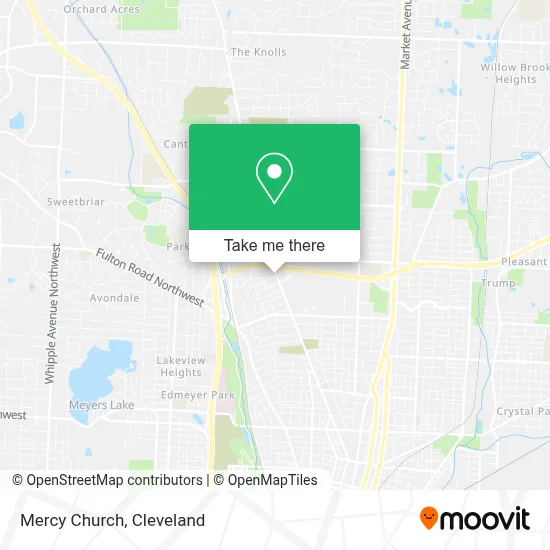 Mercy Church map