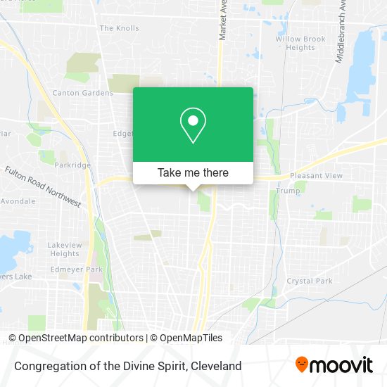 Congregation of the Divine Spirit map