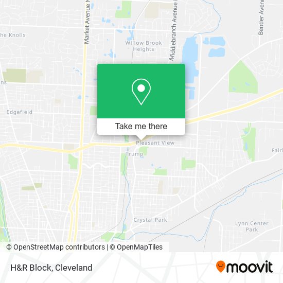 H&R Block map