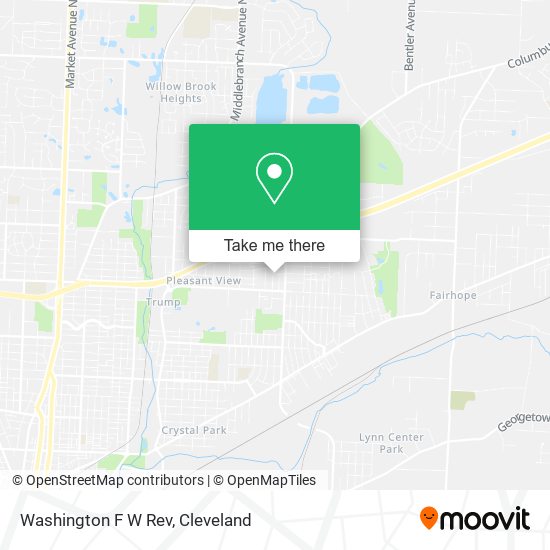 Mapa de Washington F W Rev