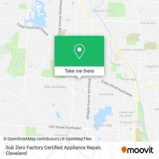 Mapa de Sub Zero Factory Certified Appliance Repair