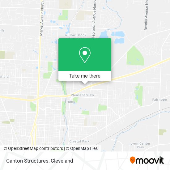 Canton Structures map