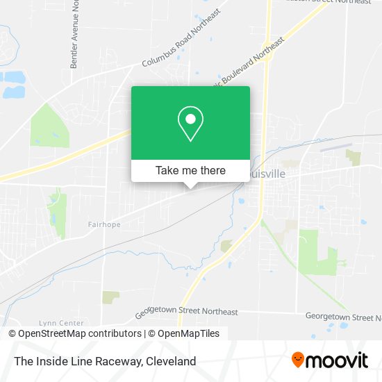 The Inside Line Raceway map