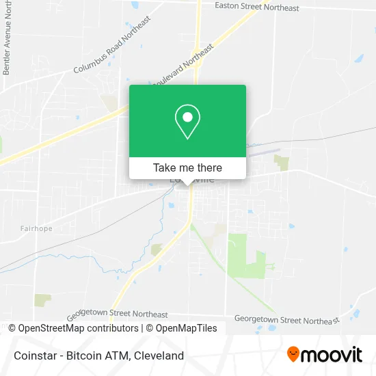 Coinstar - Bitcoin ATM map