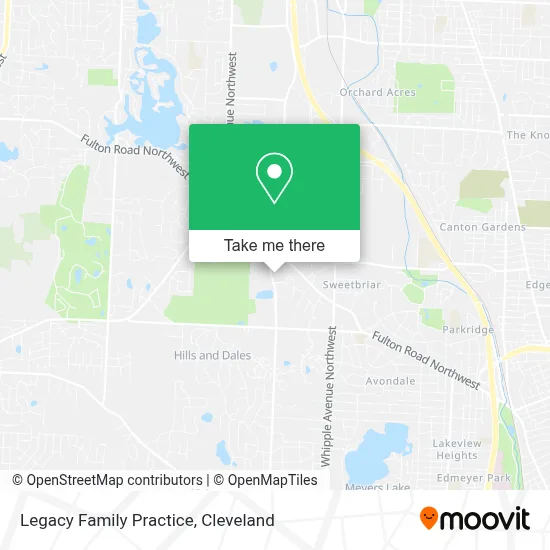 Legacy Family Practice map