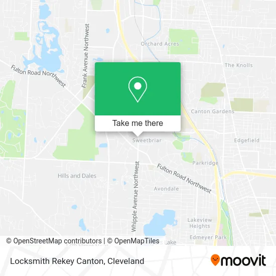 Locksmith Rekey Canton map