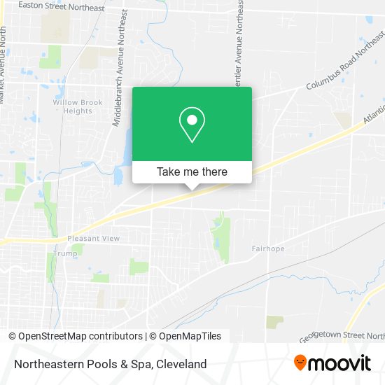Mapa de Northeastern Pools & Spa
