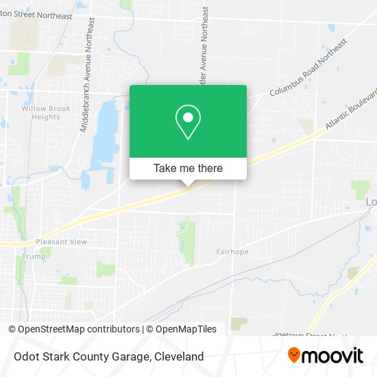 Odot Stark County Garage map