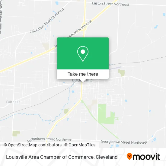 Louisville Area Chamber of Commerce map