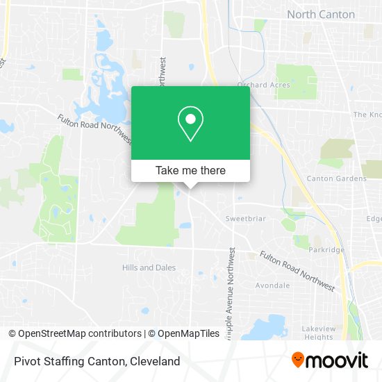 Mapa de Pivot Staffing Canton