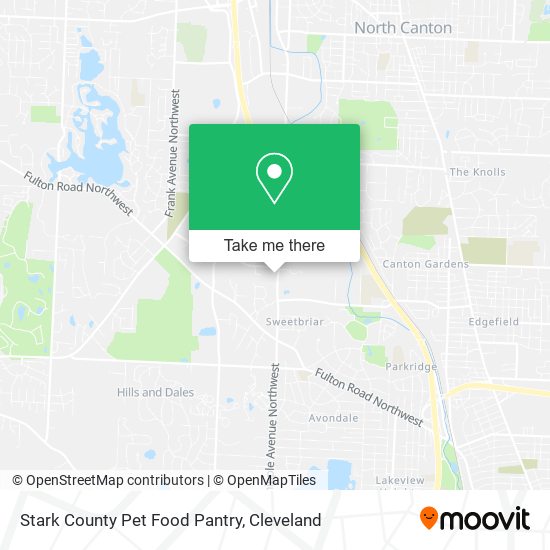 Stark County Pet Food Pantry map