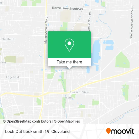 Lock Out Locksmith 19 map