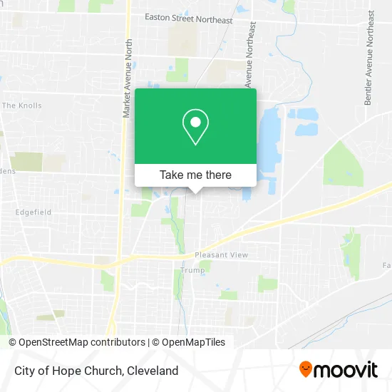 City of Hope Church map