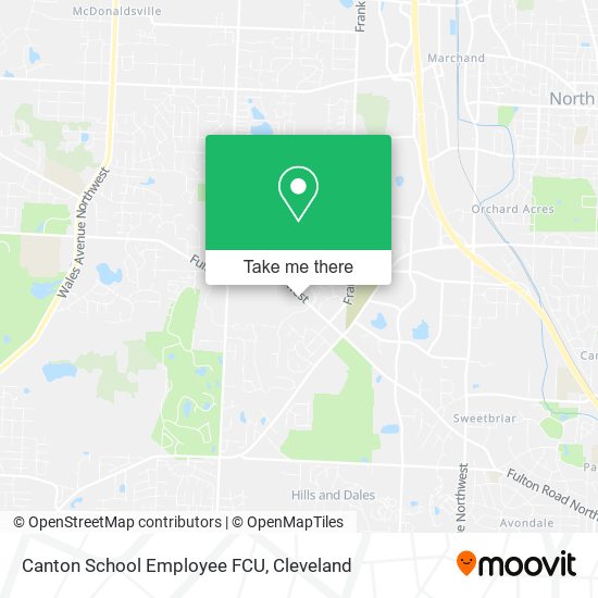 Canton School Employee FCU map