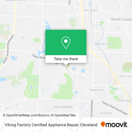 Viking Factory Certified Appliance Repair map