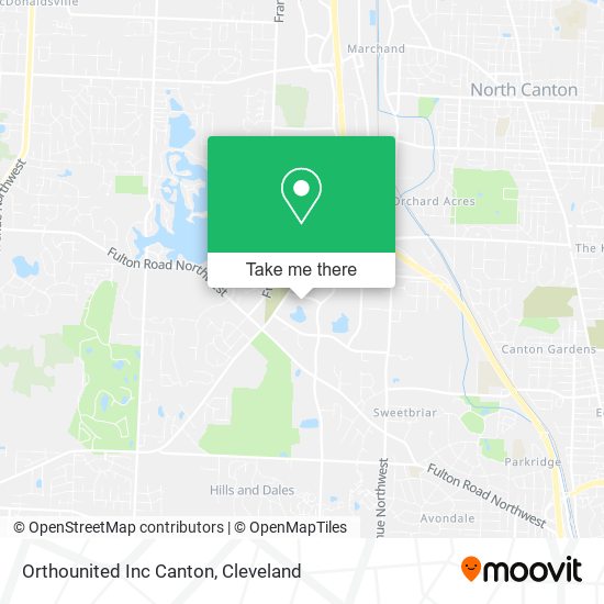 Orthounited Inc Canton map