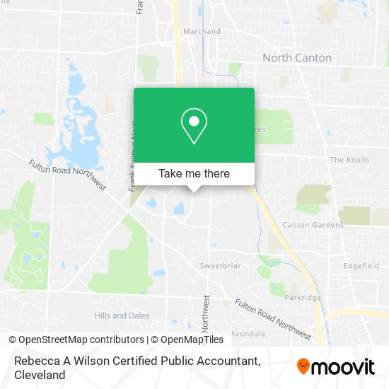 Rebecca A Wilson Certified Public Accountant map