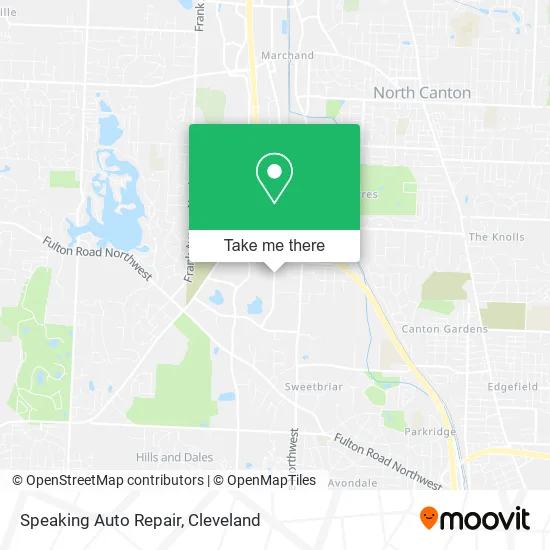 Speaking Auto Repair map