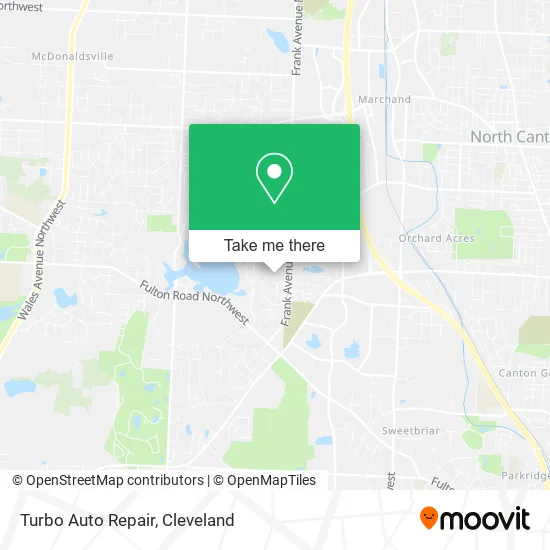 Turbo Auto Repair map