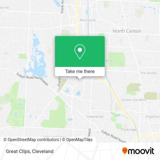 Great Clips map