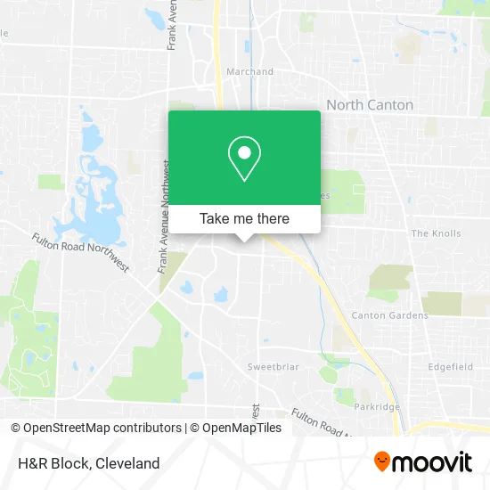 H&R Block map