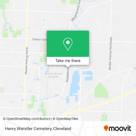 Henry Warstler Cemetery map