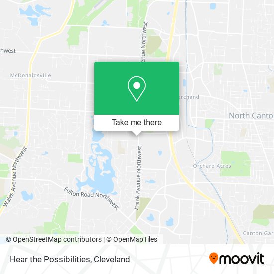 Hear the Possibilities map