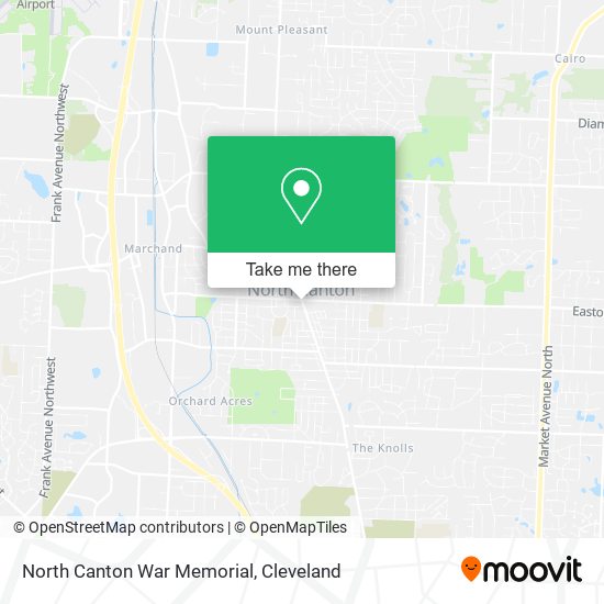 Mapa de North Canton War Memorial