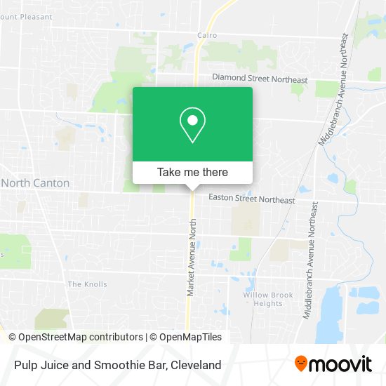 Mapa de Pulp Juice and Smoothie Bar