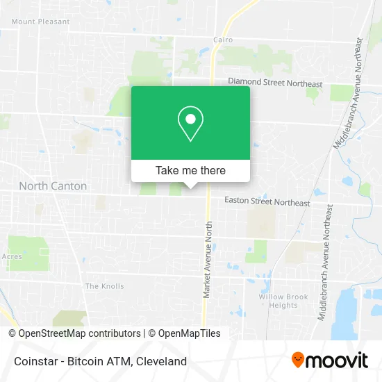 Coinstar - Bitcoin ATM map