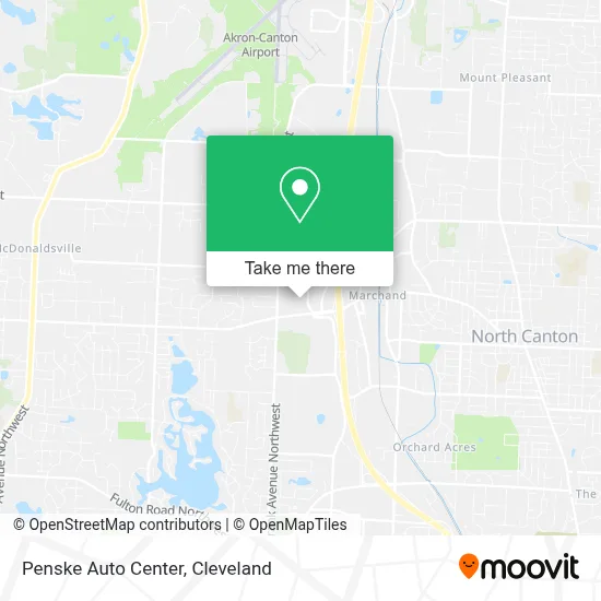 Penske Auto Center map