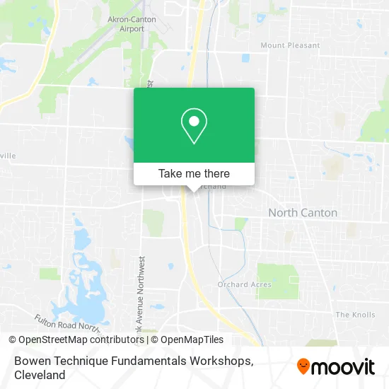 Bowen Technique Fundamentals Workshops map