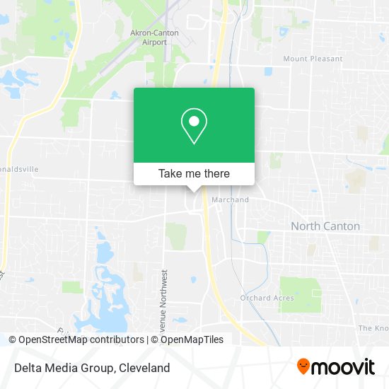 Mapa de Delta Media Group