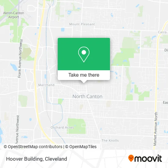 Hoover Building map