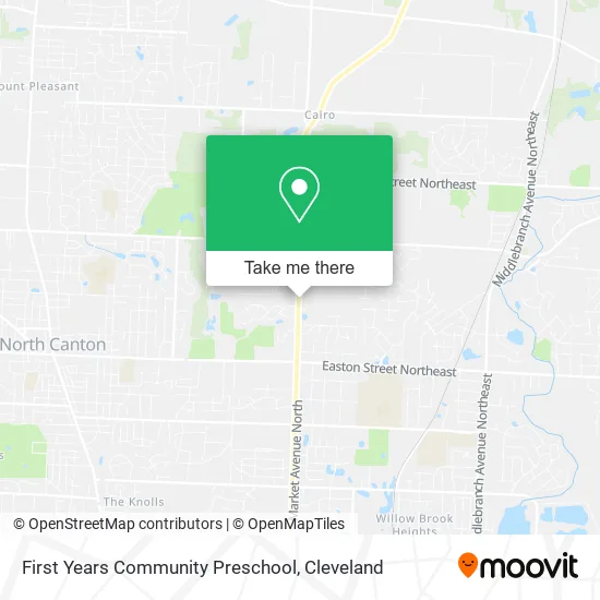 First Years Community Preschool map