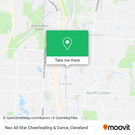 Neo All-Star Cheerleading & Dance map