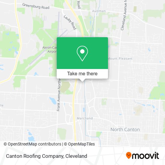 Mapa de Canton Roofing Company