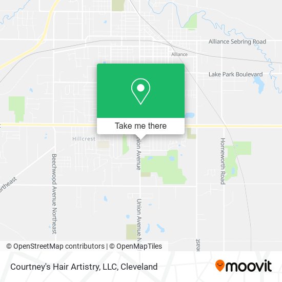 Courtney's Hair Artistry, LLC map