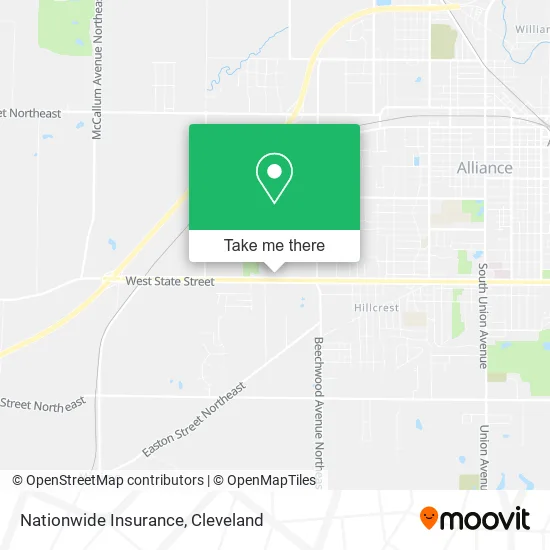 Nationwide Insurance map