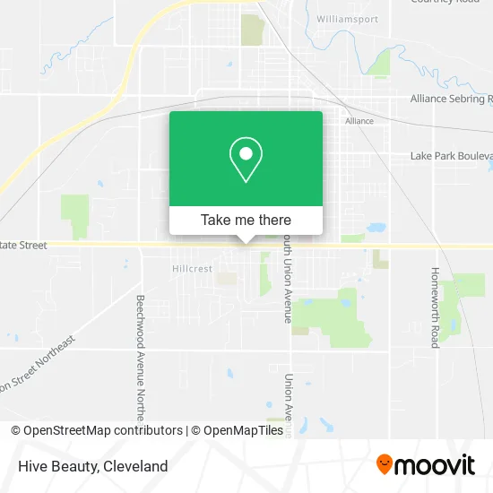 Hive Beauty map