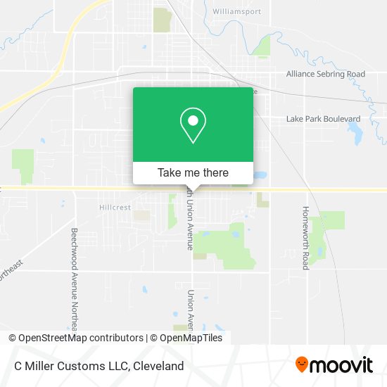 C Miller Customs LLC map