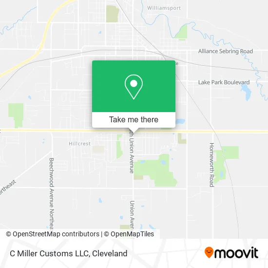 C Miller Customs LLC map