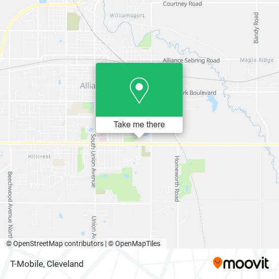 Mapa de T-Mobile