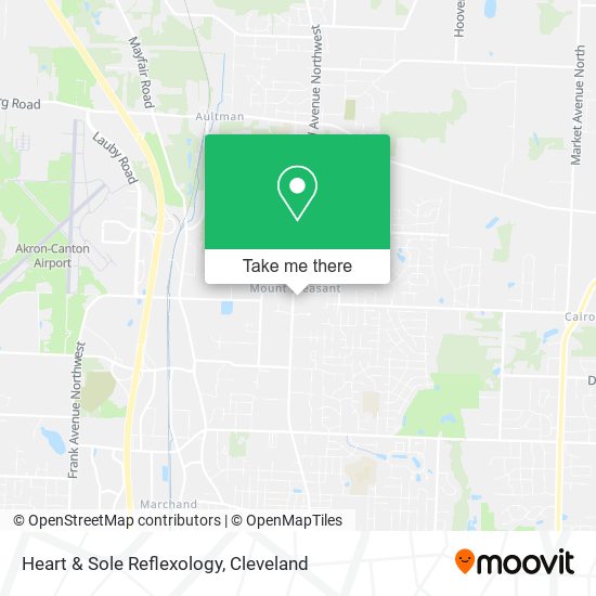 Heart & Sole Reflexology map
