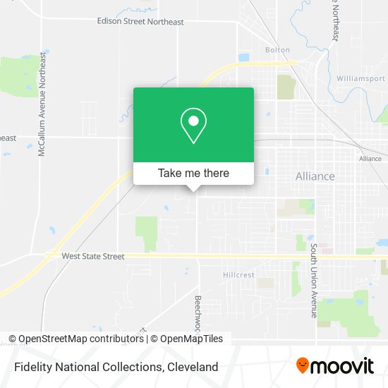Fidelity National Collections map