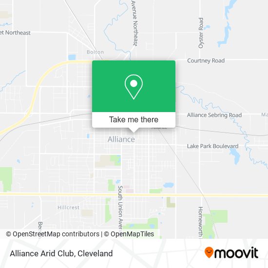 Alliance Arid Club map
