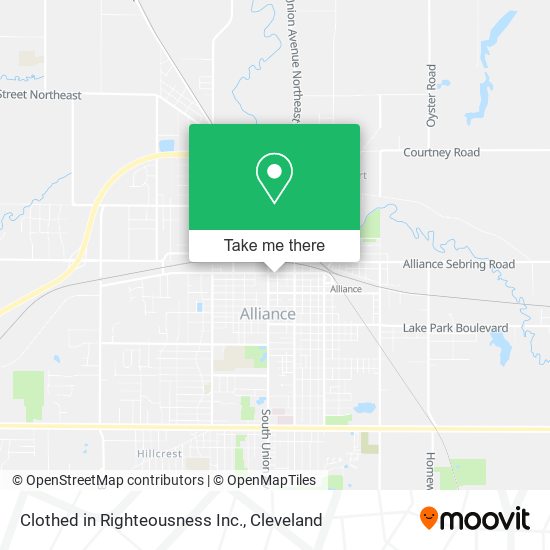 Clothed in Righteousness Inc. map