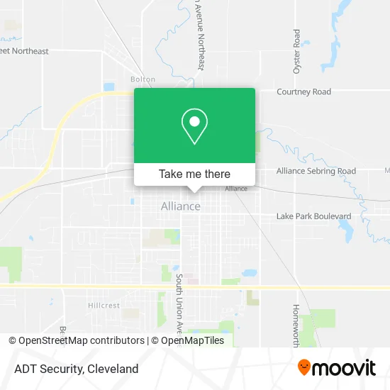 Mapa de ADT Security