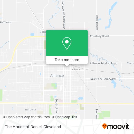 The House of Daniel map