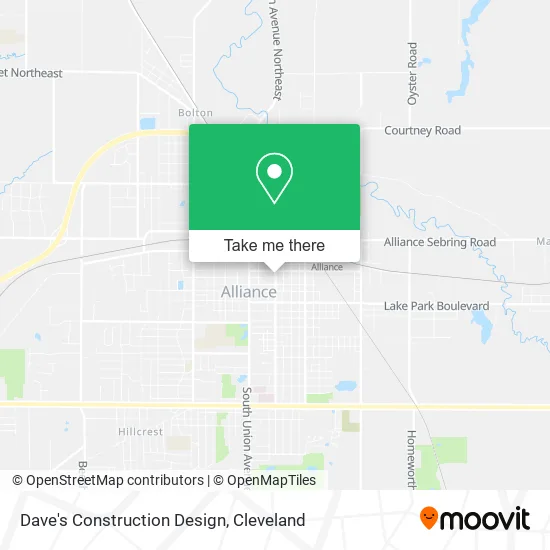Mapa de Dave's Construction Design